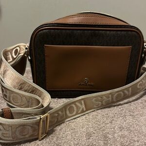 Michael Kors Brown Belt Bag with Adjustable Strap